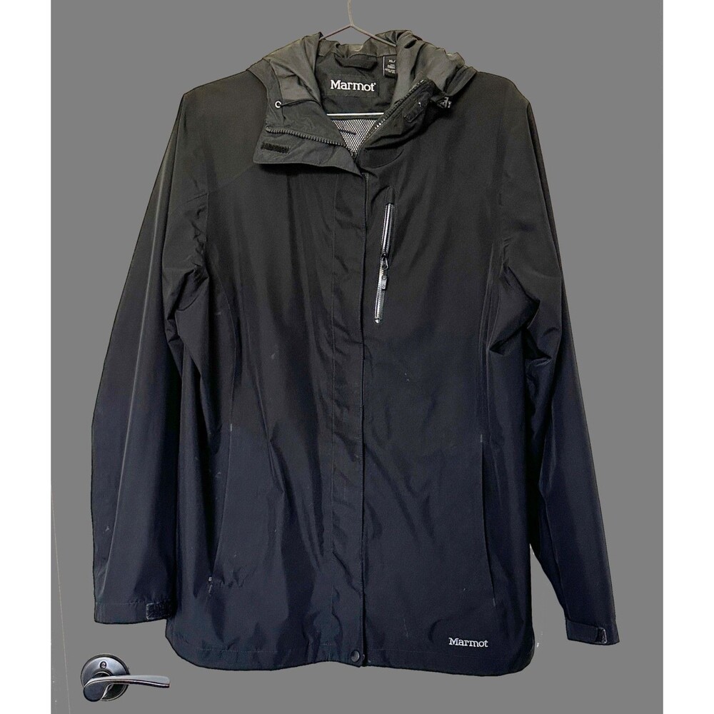 Marmot Black Rain Jacket Women's XL